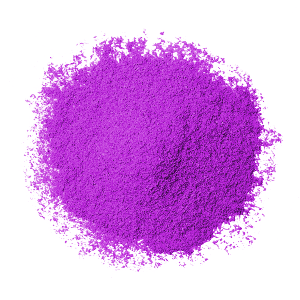 mound of purple powder