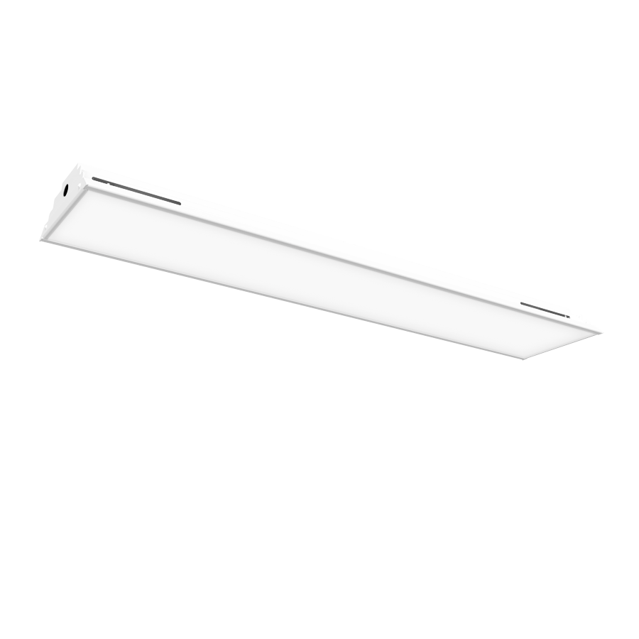 rectangular shaped white light fixture
