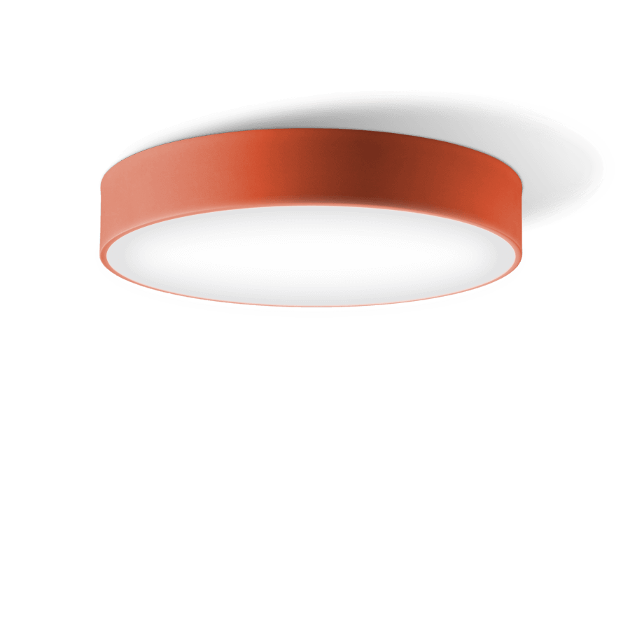 white round surface mount light fixture
