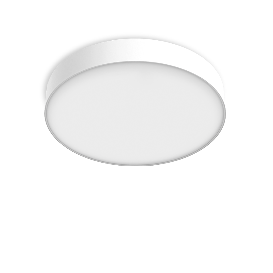 white round circular surface mounted fixture