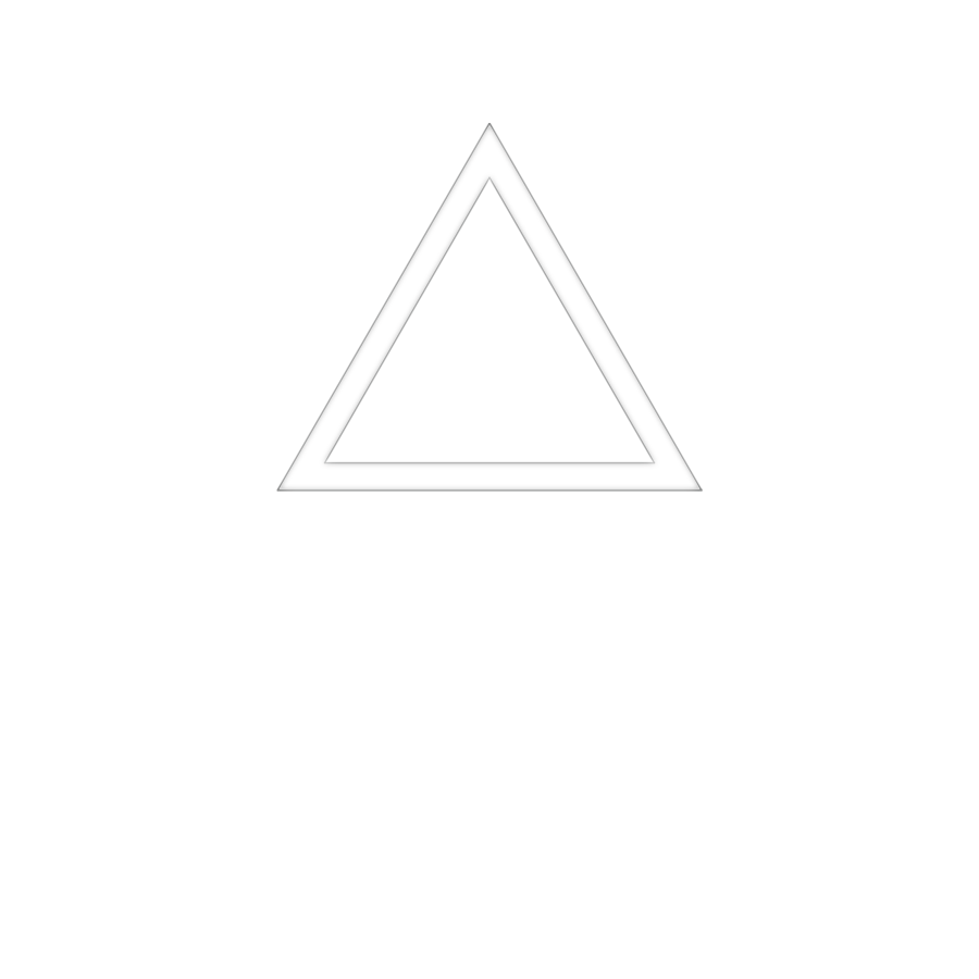 white triangle shape