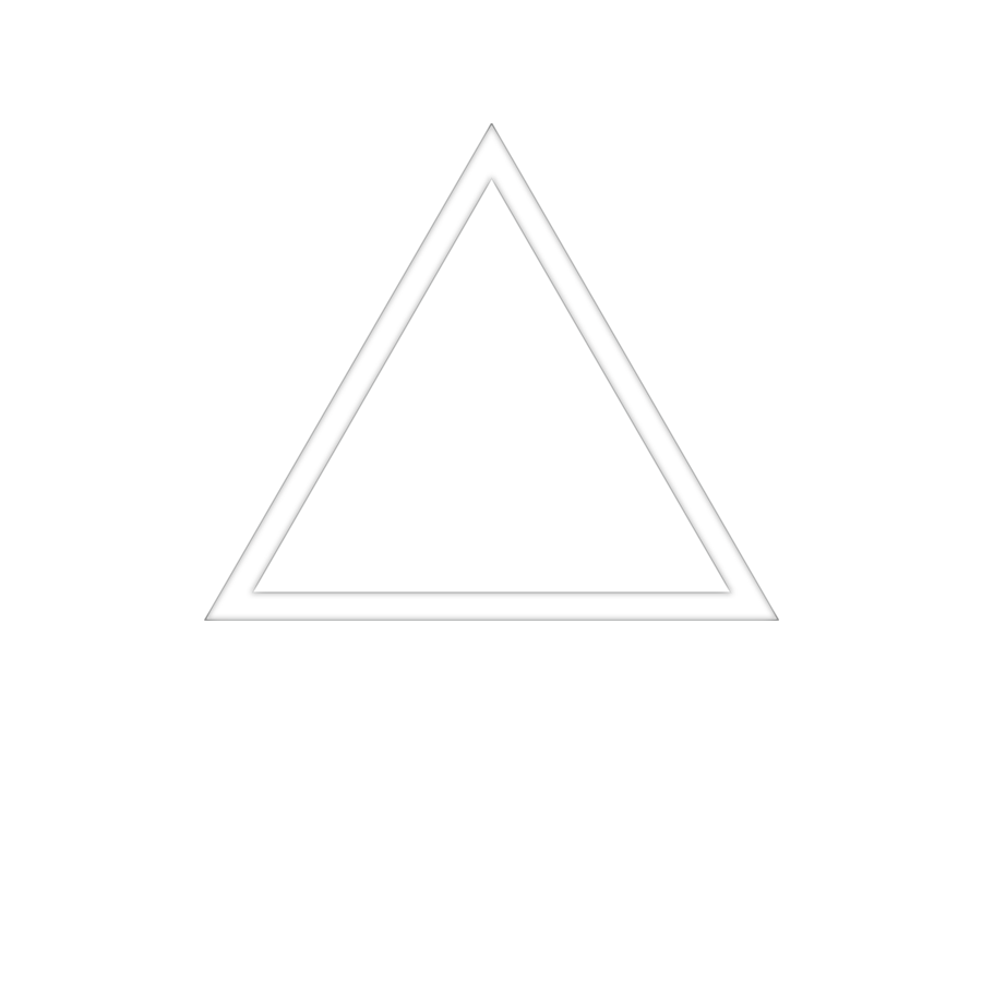 white triangle shape