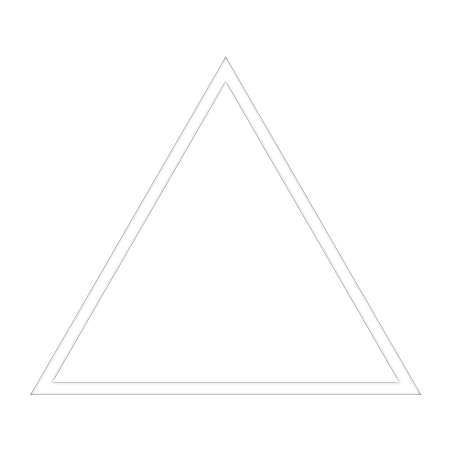 white triangle shape