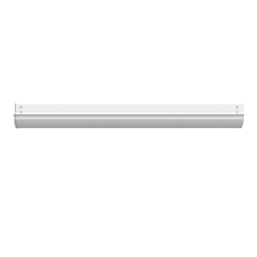 light grey linear strip light fixture