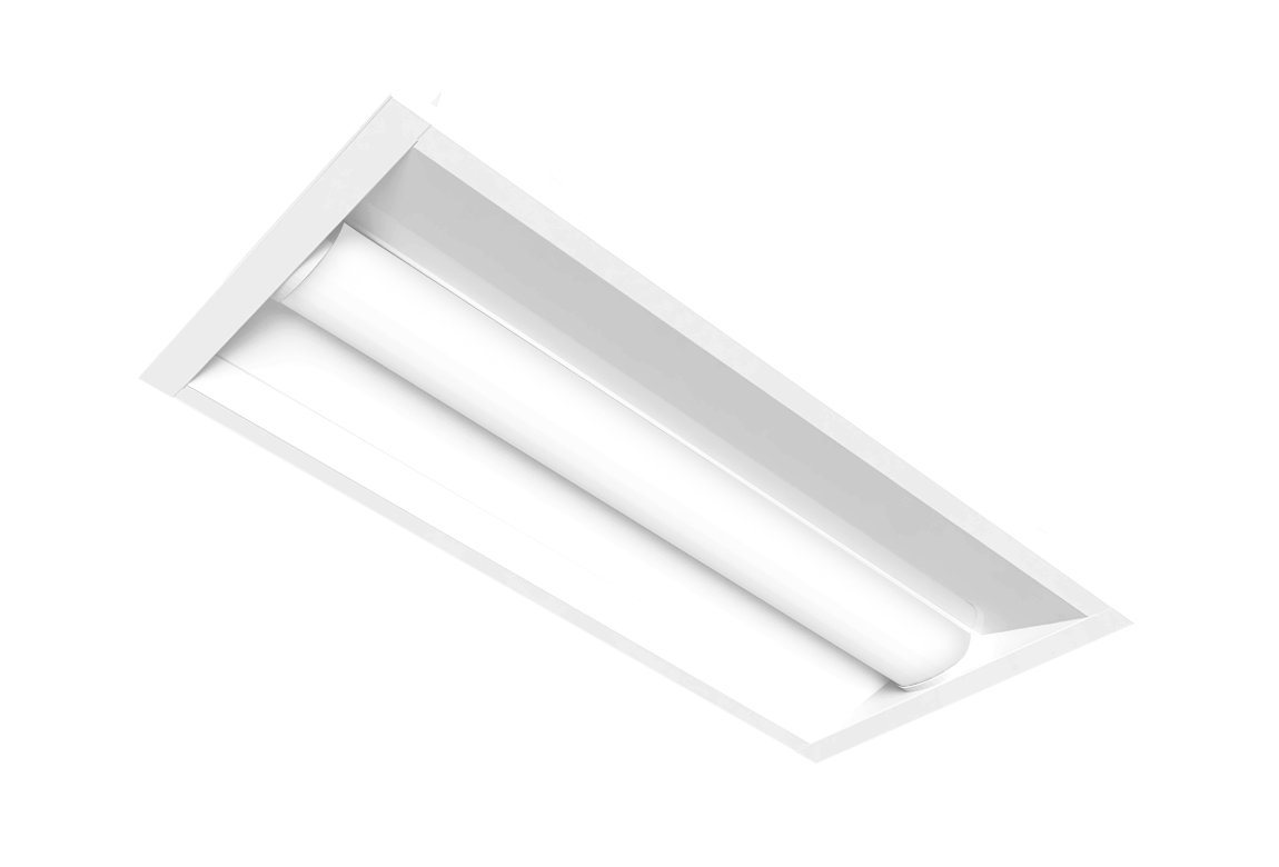 black linear surface mount fixture