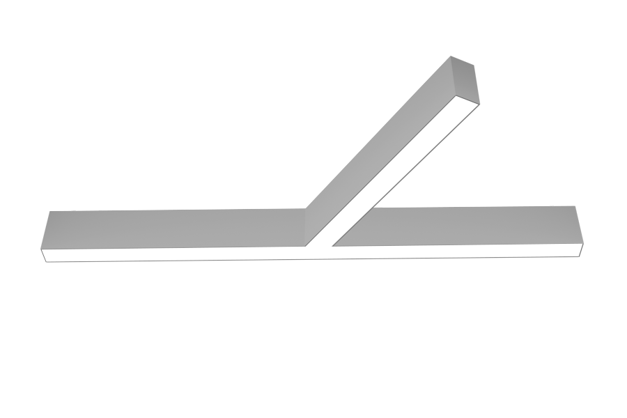 60 and 120 degree angled light fixture