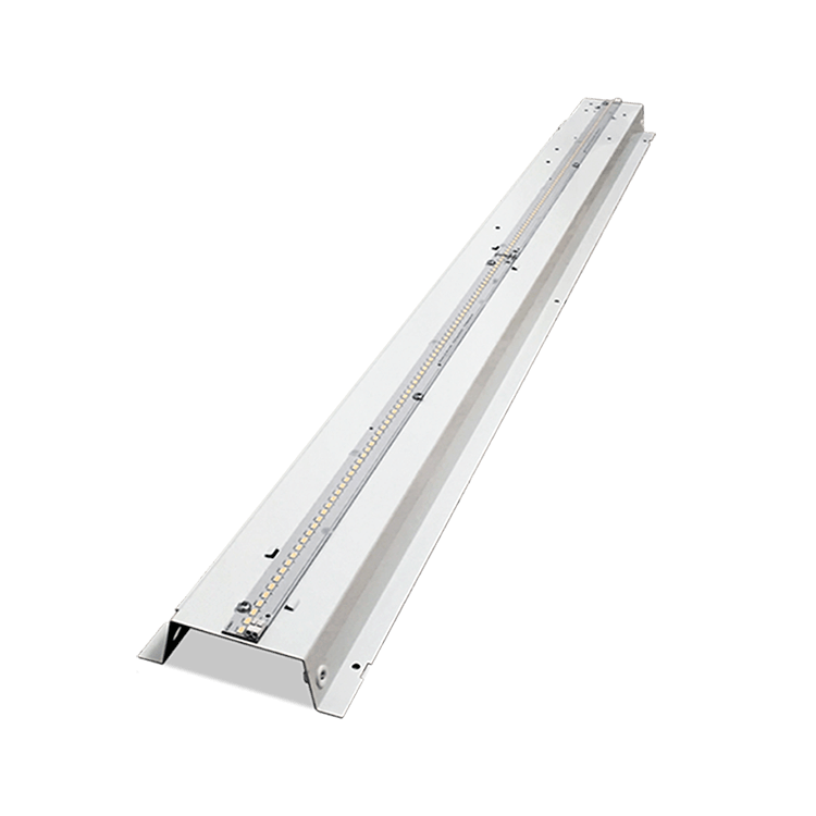 LED slim 1x4 troffer style retrofit light fixture