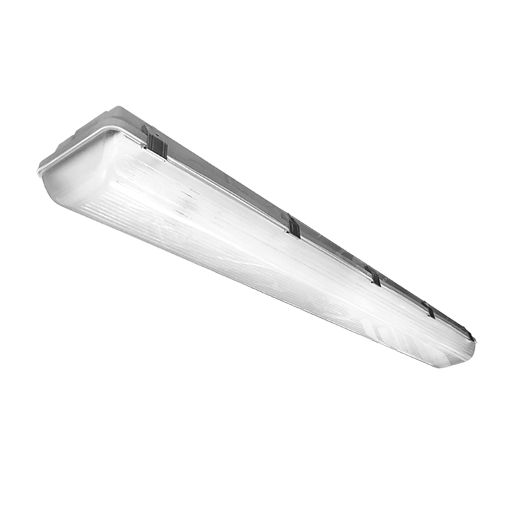 Grey LED weatherproof style light fixture with frosted lens