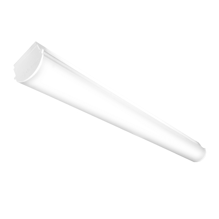 White slim LED linear light fixture