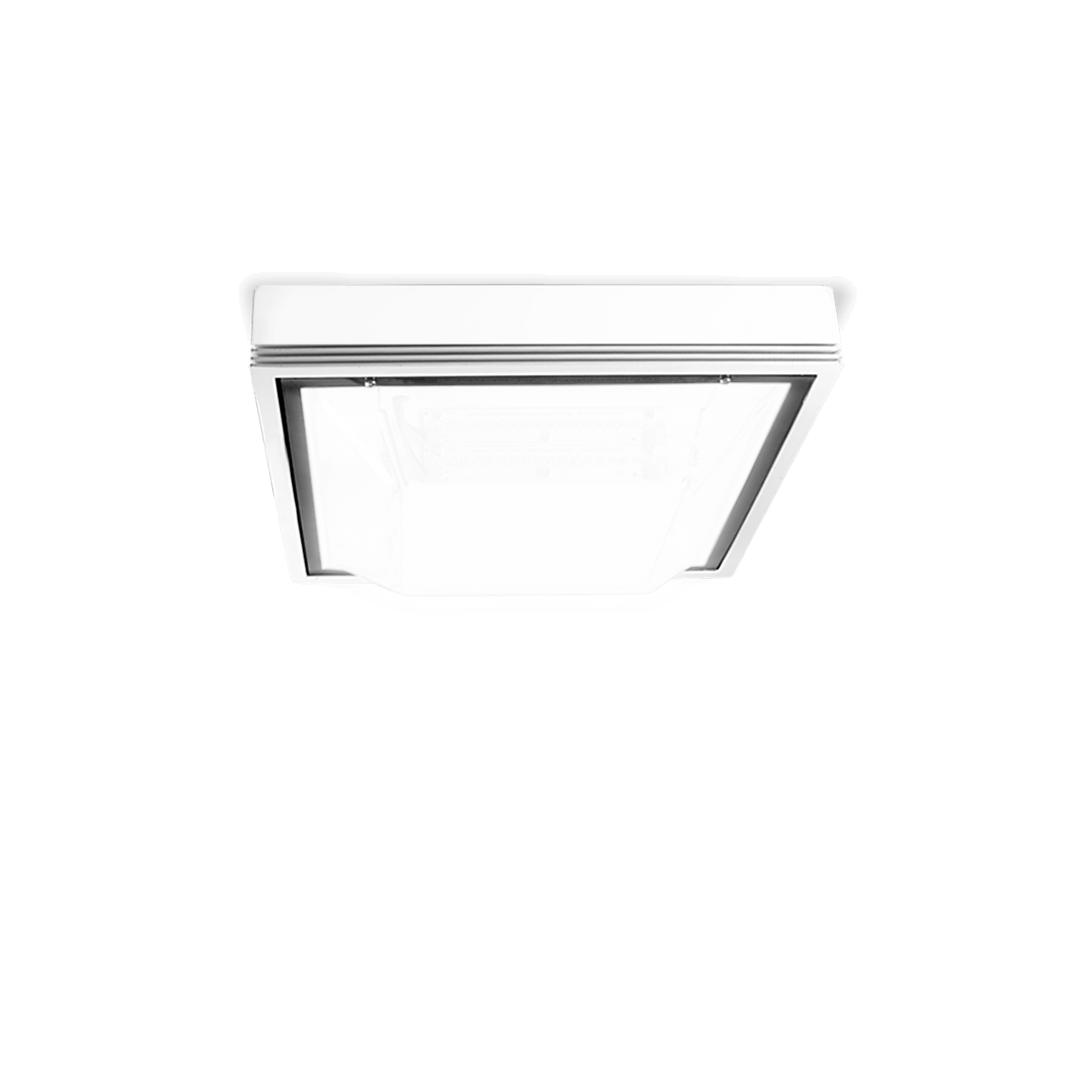 White surface mount style LED fixture