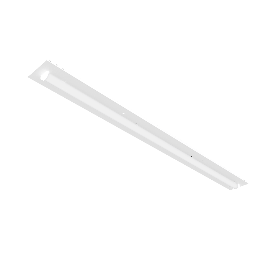 White Linear LED retrofit fixture