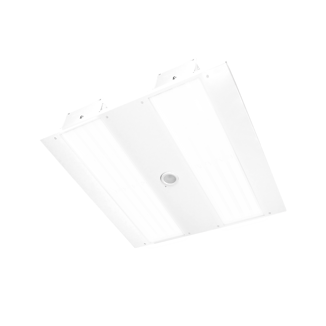 White LED recessed high bay fixture