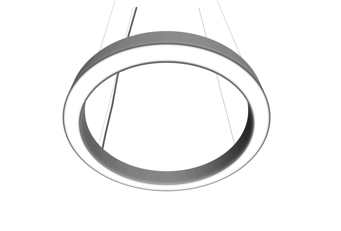 ring shaped LED pendant light fixture