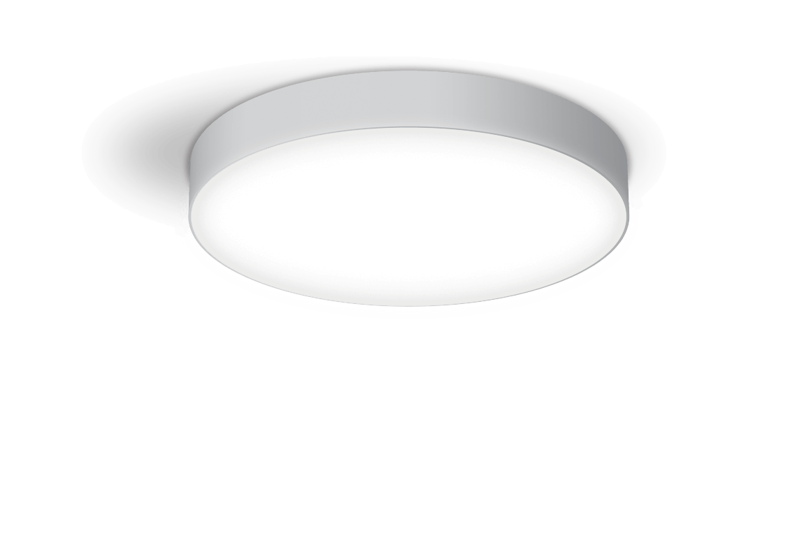 round surface mounted light fixture